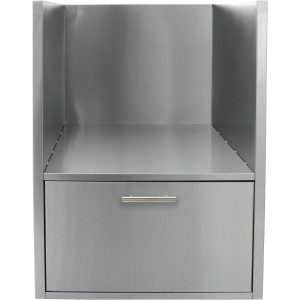 Blaze Built-In 34-Inch Kamado Sleeve w/ Drawer - BLZ-KMDO-SLV-LT