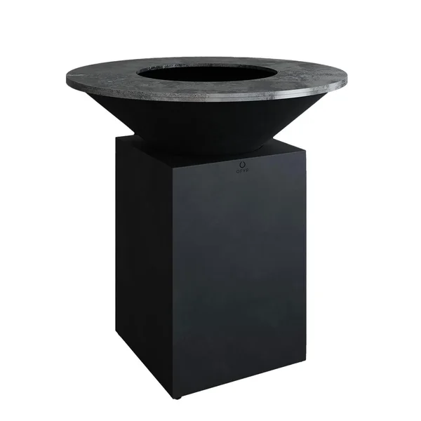 OFYR Classic Black 100 40 Inch Wood-Fired Flat Top Grill - OCB-100