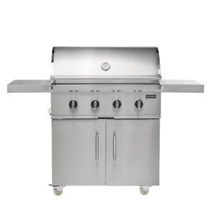 Coyote CL-Series 36-in 4-Burner Propane Grill w/ Lift-Assist Hood & Safety Valve