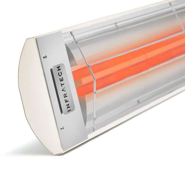 Infratech CD-Series 39-Inch 4000W Dual Element Electric Infrared Patio Heater - 240V - Biscuit - CD4024BI