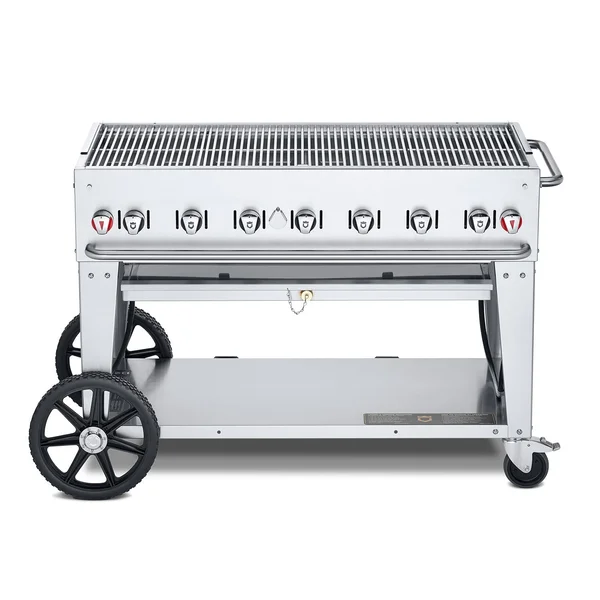Crown Verity 48-Inch Mobile Natural Gas Grill - CV-MCB-48NG