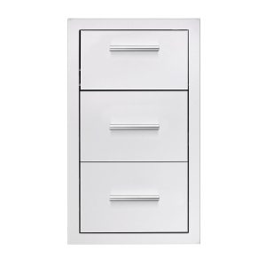 Summerset 17 Inch Vertical 2-Drawer & Paper Towel Holder Combo - TDC-17