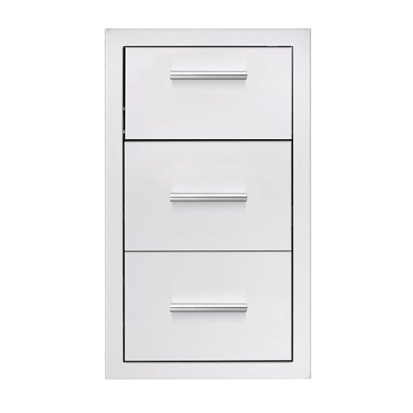 Summerset 17 Inch Vertical 2-Drawer & Paper Towel Holder Combo - TDC-17