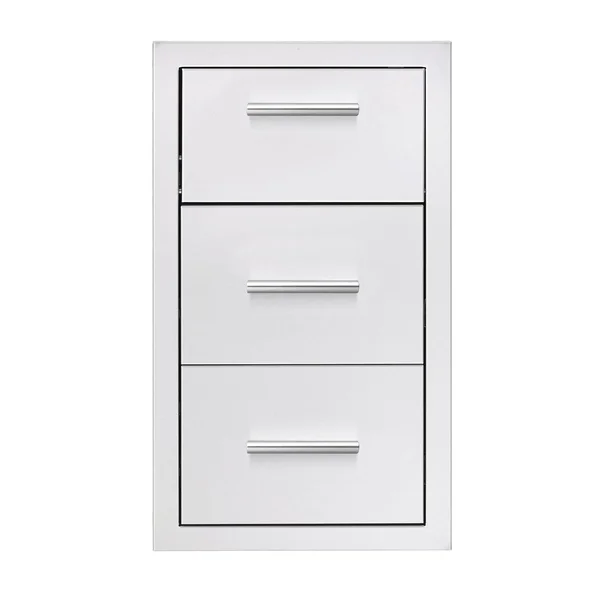 Summerset 17 Inch Vertical 2-Drawer & Paper Towel Holder Combo - TDC-17