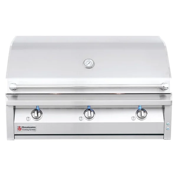 American Renaissance Grill by RCS 42-Inch 3-Burner Built-In Propane Gas Grill - ARG42 LP
