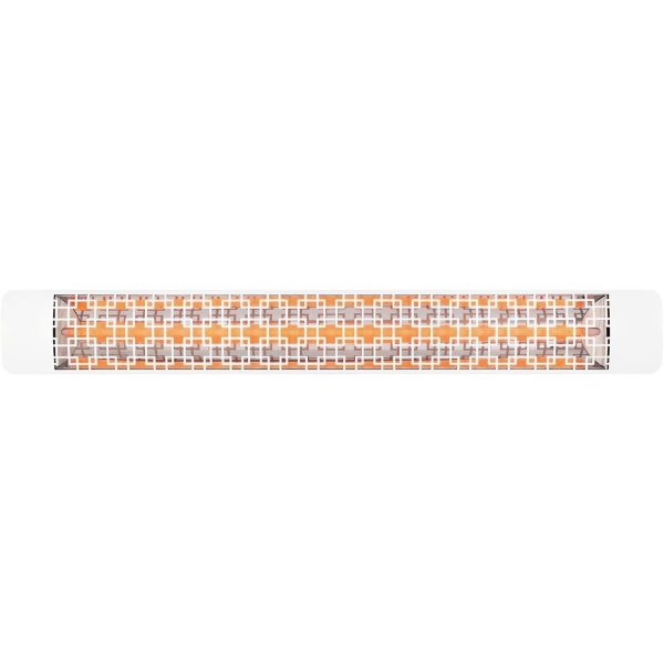 Eurofase Brix Series 61 Inch 3000 Watt Single Element Marine Grade 240V Electric Patio Heater in White - EF30240W5