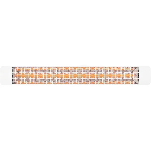 Eurofase Brix Series 61 Inch 3000 Watt Single Element Marine Grade 240V Electric Patio Heater in White - EF30240W5
