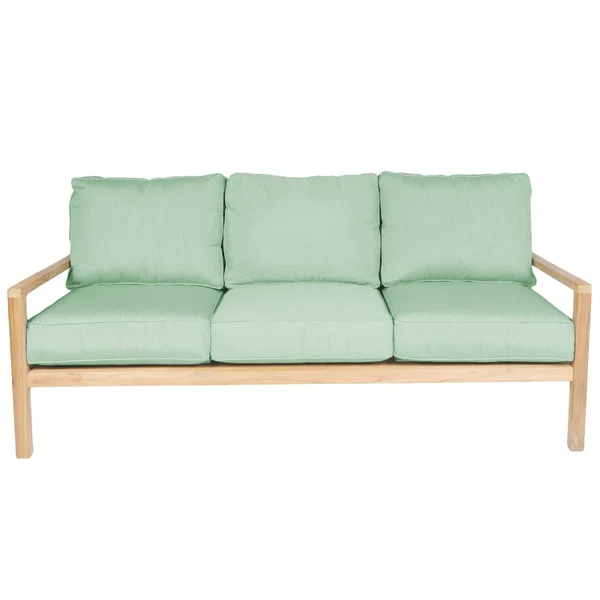 Coastal Teak Sofa in Canvas Spa by Royal Teak Collection