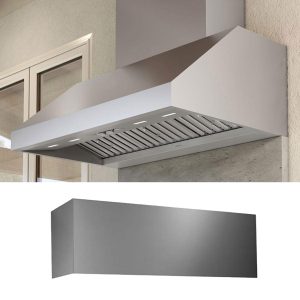 Zephyr Cypress Outdoor Pro Style 54 Inch 1200 CFM Wall Mount Hood W/ 12 Inch Duct Cover