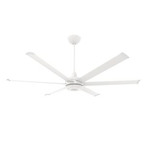 Big Ass Fans 72-Inch es6 Ceiling Fan Kit Universal Mount W/ 20-Inch Downrod in White - MK-ES62-062306A787I20S34
