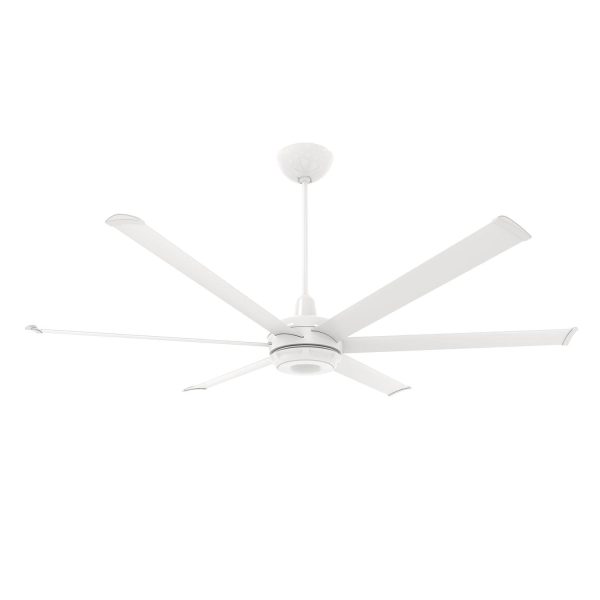 Big Ass Fans 72-Inch es6 Ceiling Fan Kit Universal Mount W/ 20-Inch Downrod in White - MK-ES62-062306A787I20S34