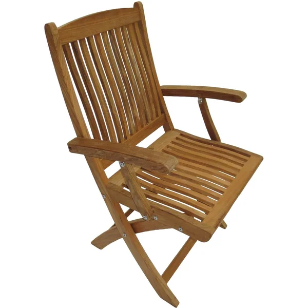 Sailor Teak Folding Dining Arm Chair By Royal Teak Collection