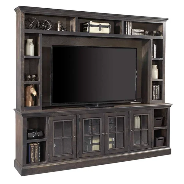 Churchill 84" Console and Hutch - Ghost Black