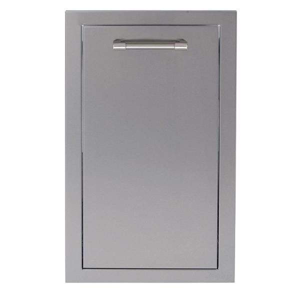 Alfresco 15-Inch Stainless Steel Soft-Close Roll-Out Trash Center - AXE-TC-SC