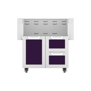 Hestan Double Drawer And Door Tower Cart For 30-Inch Gas Grill - Lush - GCR30-PP