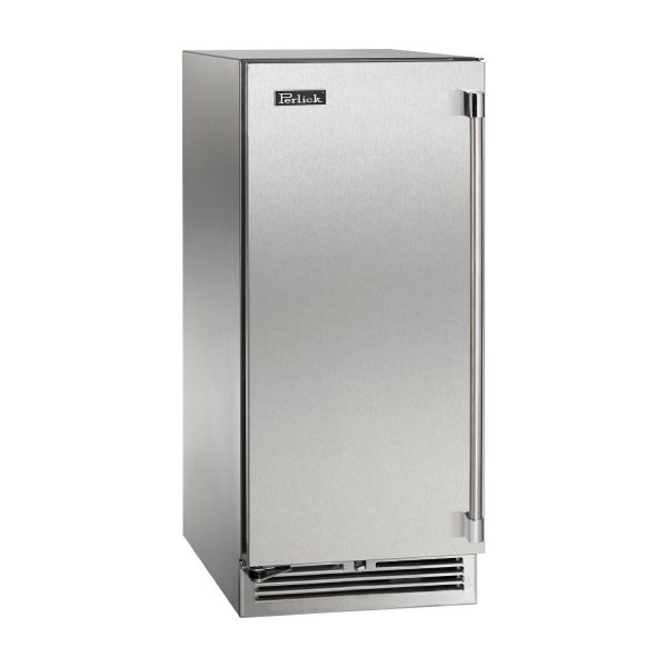 Perlick 15-Inch Signature Series Marine & Coastal Series Stainless Steel Outdoor Beverage Center - Left Hinge - HP15BM-4-1L