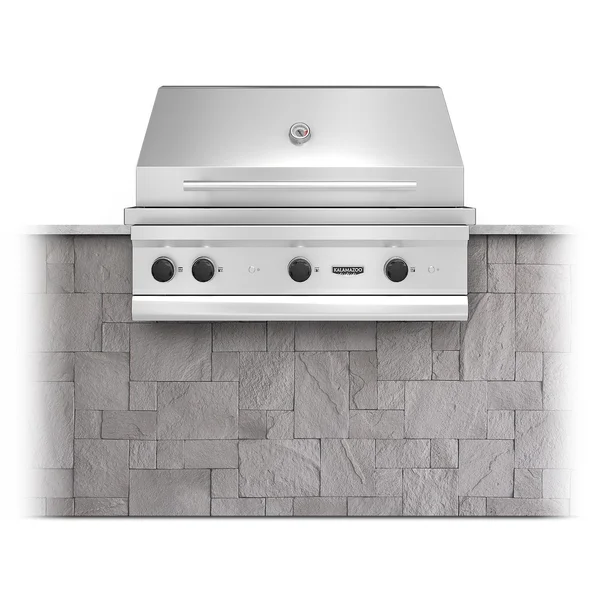 Kalamazoo K42DB Built-In Echo Gas Grill - Bulk Propane - Marine-Grade - K42DB-1-2-NA-LPBLK-M6