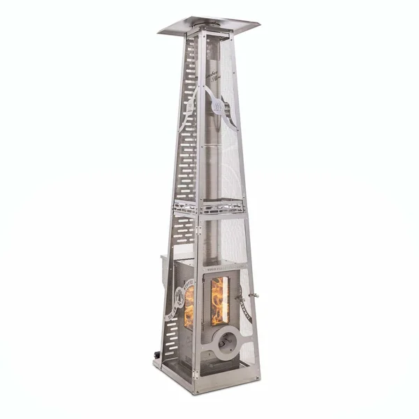 Timber Stoves Big Timber Elite 90000 BTU Pellet Patio Heater Portable W/ Elite Safety Cage - WPPHBTESS1.0