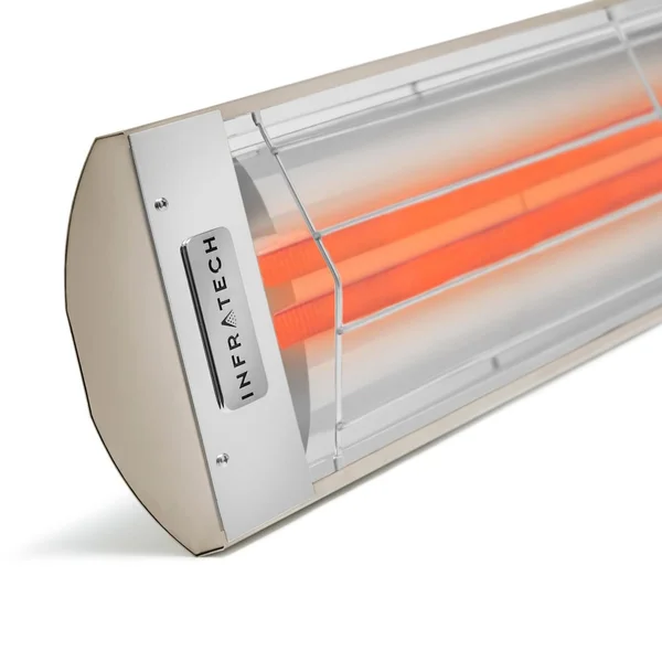 Infratech CD-Series 61 1/4-Inch 6000W Dual Element Electric Infrared Patio Heater - 240V - Beige - CD6024BE