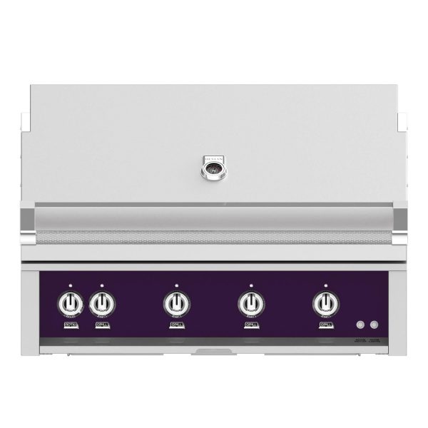 Hestan 42-Inch Built-In Propane Gas Grill W/ Sear Burner & Rotisserie - Lush - GMBR42-LP-PP