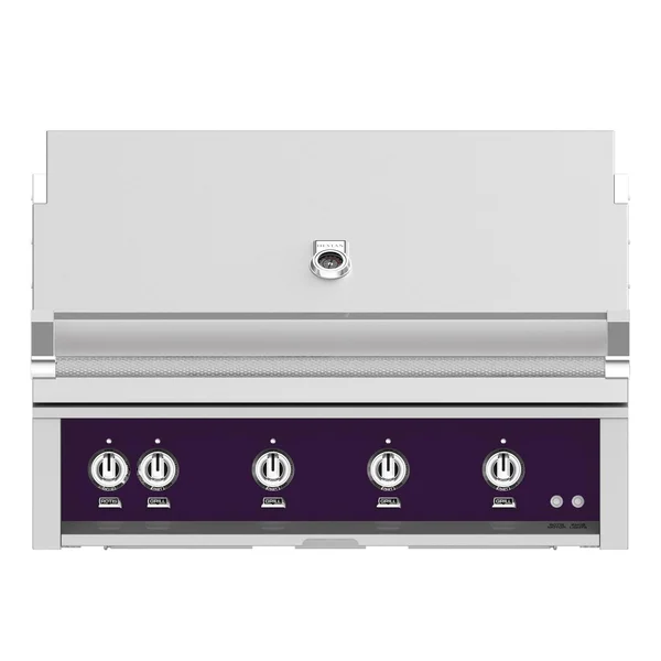 Hestan 42-Inch Built-In Natural Gas Grill W/ Sear Burner & Rotisserie - Lush - GMBR42-NG-PP
