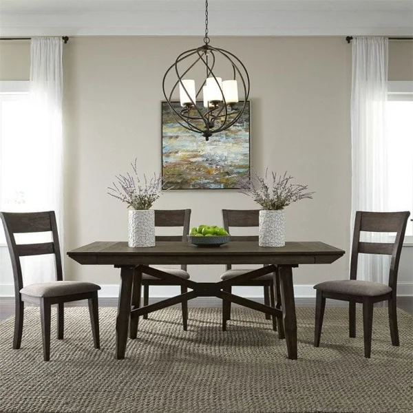 Double Bridge Collection Rectangular Dining Set