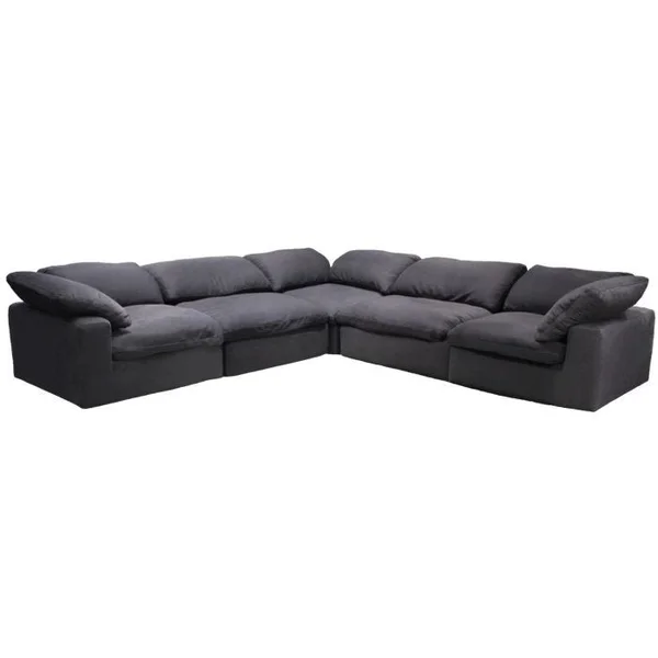 Dream Cloud 5-Piece Modular Sectional - Onyx