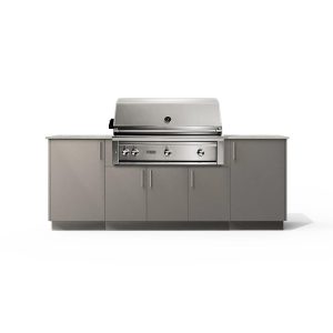 Urban Bonfire Sierra 42 Outdoor Kitchen w/ Lynx Propane Grill, Keon Dekton Countertop & Clay Finish - B-Sierra-42-Lynx-Keon-Clay
