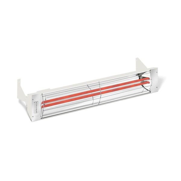 Infratech WD-Series 33-Inch 3000W Dual Element Electric Infrared Patio Heater - 208V - White - WD3028WH