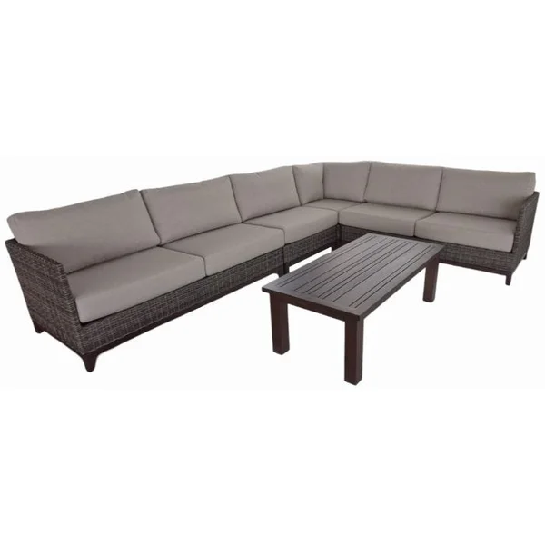 Nevis 4-Piece Sectional Set - Mineral