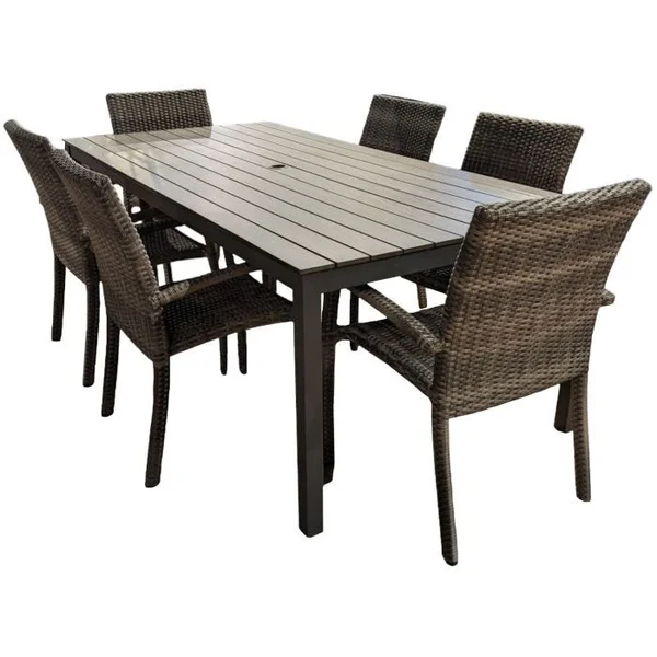 Seaside 7-Piece Rectangular Dining Set