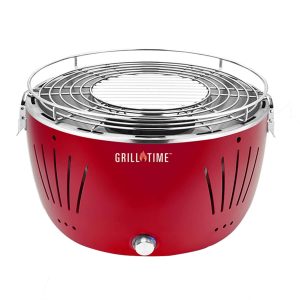 Grill Time Tailgater GT Portable Charcoal Grill Starter Pack - Red - UPG-R-13