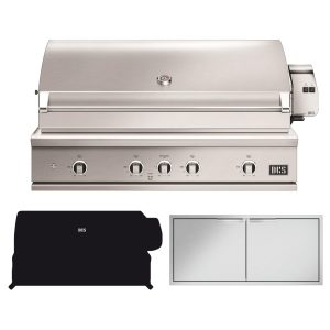 DCS Series 9 3-Piece 48-Inch Natural Gas Outdoor Kitchen Package - BE1-48RC-N-3PC