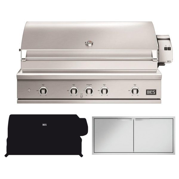 DCS Series 9 3-Piece 48-Inch Natural Gas Outdoor Kitchen Package - BE1-48RC-N-3PC