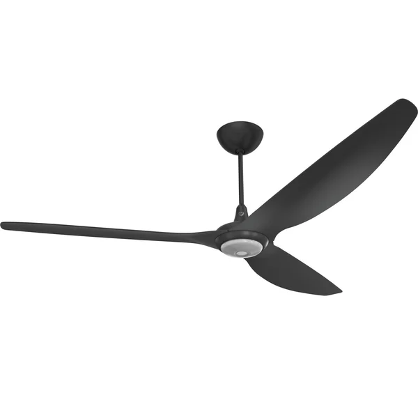 Big Ass Fans 84-Inch Haiku Ceiling Fan Universal Mount W/12-Inch Downrod & Downlight in Black - MK-HK4-071906A258F258G10I12S2