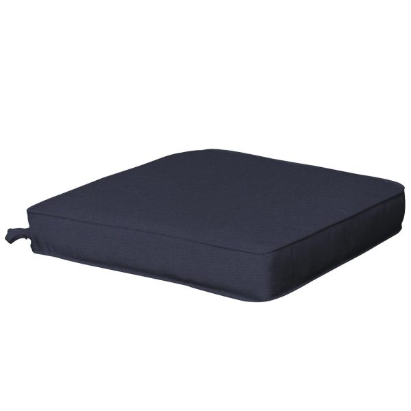 Sunbrella Spectrum Indigo Extra Large Outdoor Replacement Seat Cushion W/ Piping By BBQGuys Signature