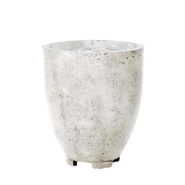 Bloomview 1 24 Inch Round GFRC Propane Fire Bowl in Natural by Lakeview Outdoor Designs