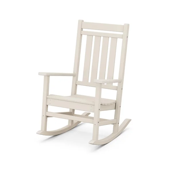 Estate Recycled Plastic Rocking Chair in Sand by POLYWOOD