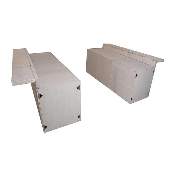 Universal 8 ft Galley Format Outdoor Kitchen System Appliance and Storage Cabinets W/Bars On Both Sides