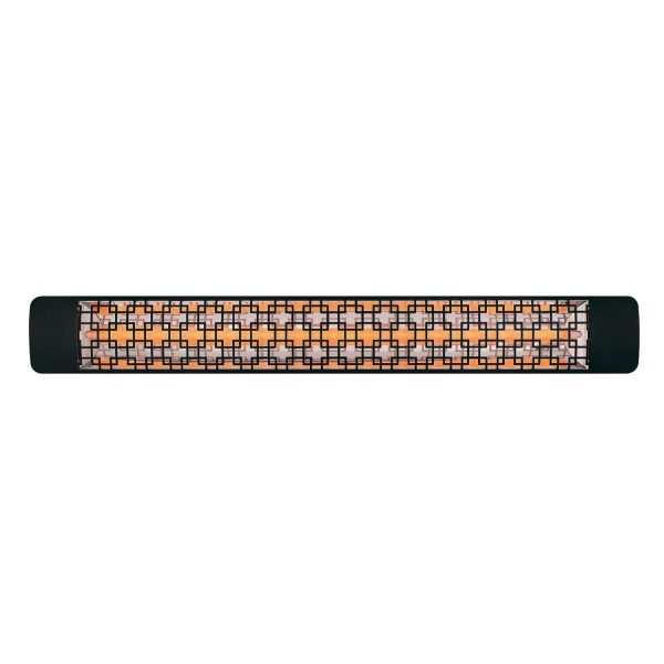 Eurofase Brix Series 61 Inch 3000 Watt Single Element Marine Grade 277V Electric Patio Heater in Black - EF30277B5