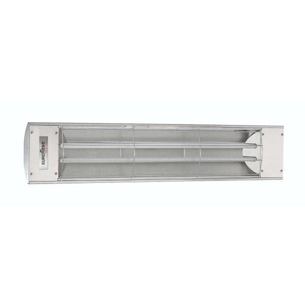 Eurofase 39-Inch 5000 Watt Dual Element 208V Electric Infrared Patio Heater - Stainless Steel - EF50208S