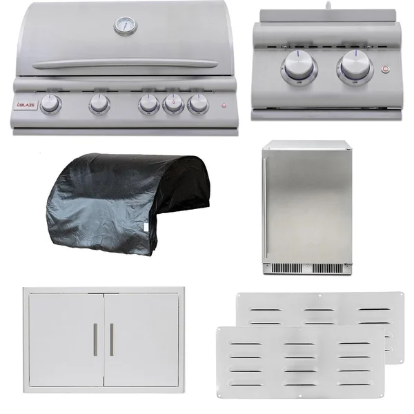 Blaze LTE+ 7-Piece 32-Inch Propane Outdoor Kitchen Package