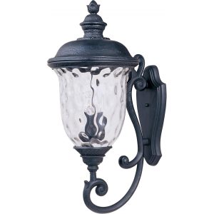 Maxim Carriage House DC Three Light 31-Inch Outdoor Wall Light - Oriental Bronze - 3425WGOB