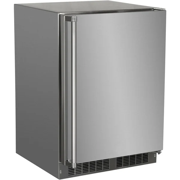 Marvel 24-Inch 5.1 Cu. Ft. Right Hinge Outdoor Rated Compact Refrigerator With Door Storage - MORE224SS41A
