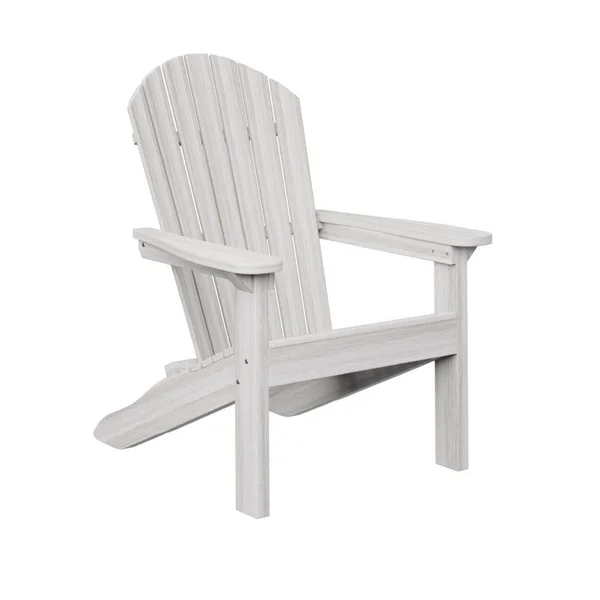 Comfo Back Recycled Plastic Adirondack in Seashell by Berlin Gardens