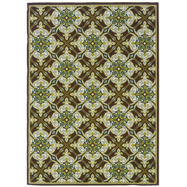 Oriental Weavers Caspian 5.25 X 7.5 Indoor/Outdoor Rug - 1005D