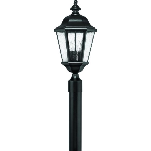 Hinkley Lighting Edgewater Three Light 21-Inch Outdoor Post Light - Black - 1671BK