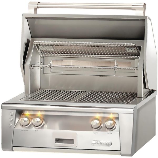 Alfresco ALXE 30-Inch Built-In Propane Gas Grill With Rotisserie - ALXE-30-LP