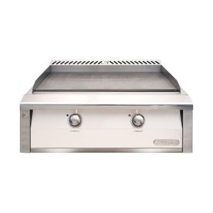 Alfresco 30-Inch Propane Griddle in Signal White Matte - AXE-30GT-LP-SM9003