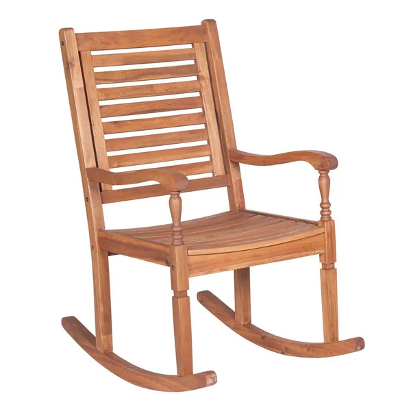 Cozy View Acacia Rocking Chair in Brown by Ultimate Patio